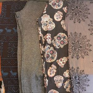 4 Pcs Women’s Fashion Graphic Leggings